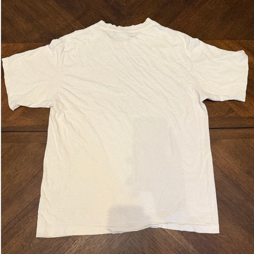Vintage 1991 Looney Tunes Lawn Tennis T-Shirt Acme‎ Clothing Co White Large USA